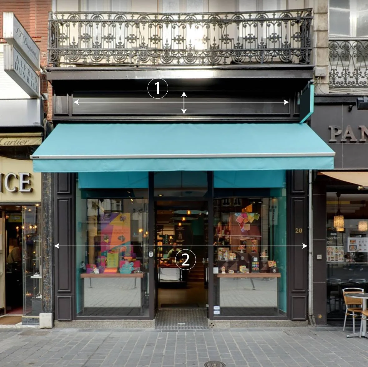 préparer son projet d'enseigne