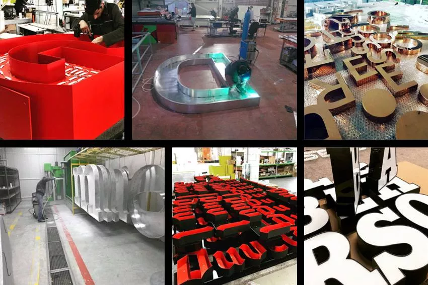 fabricant lettres relief