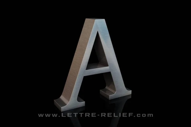 lettre boitier inox brossé - inox 304 ou 316